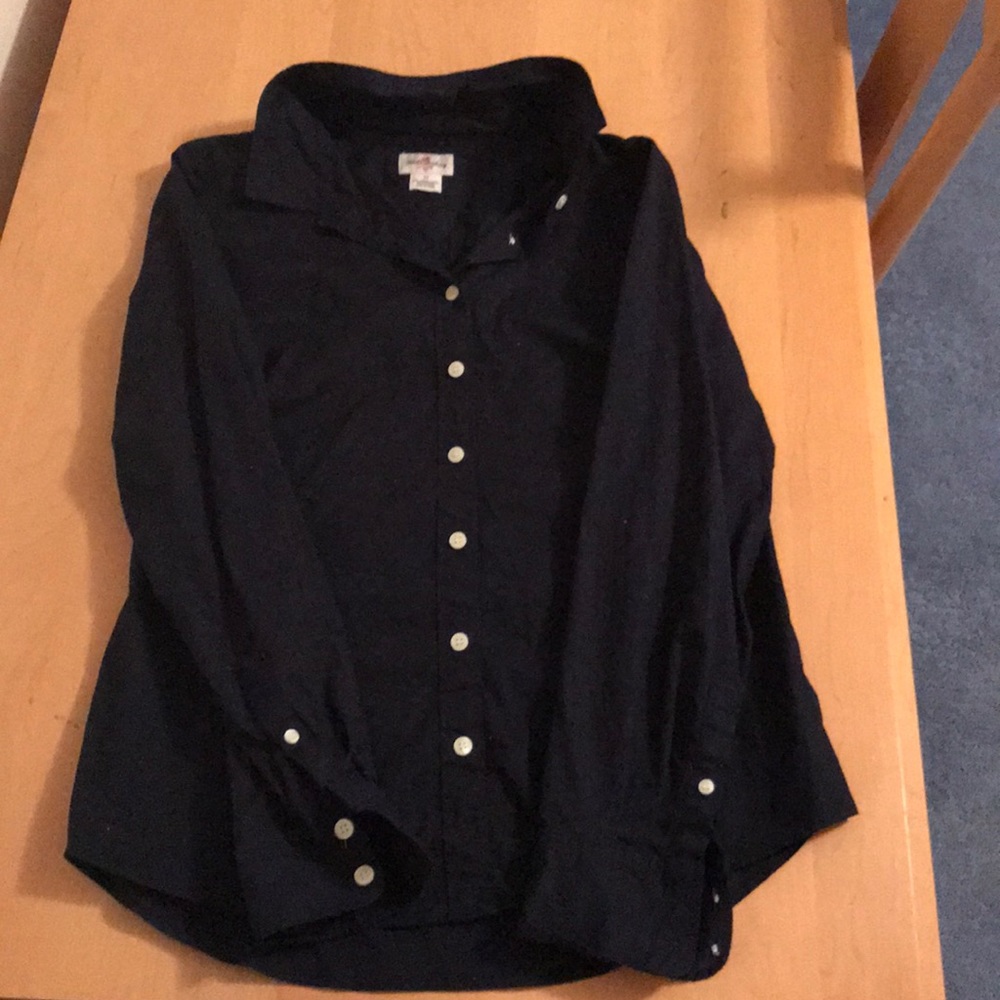 Navy blue professional button down